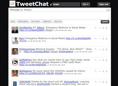 Tweetchat screenshot 