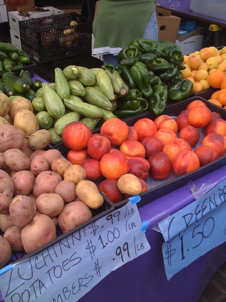 Assorted fruits and vegetables