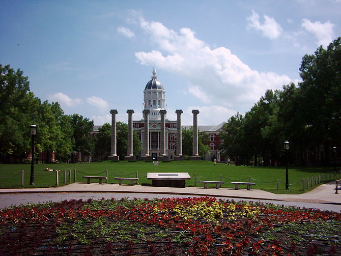 Jesse Hall and the Francis Quad