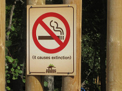 No smoking sign