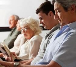 patients in waiting room