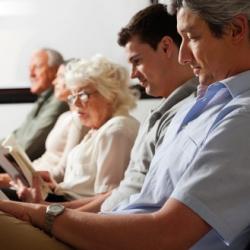 patients in waiting room