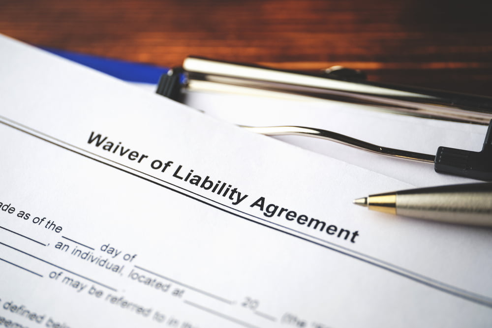 personal injury liability waiver