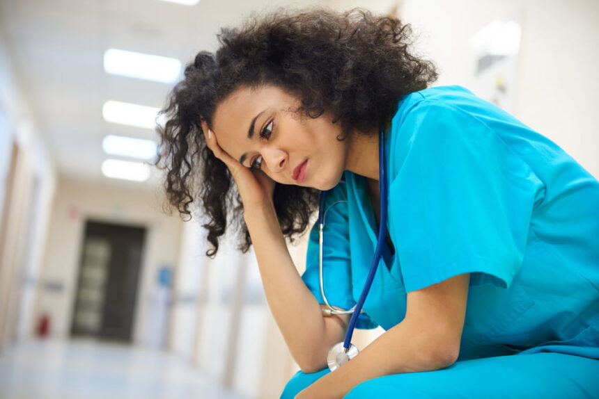 healthcare workers in stress