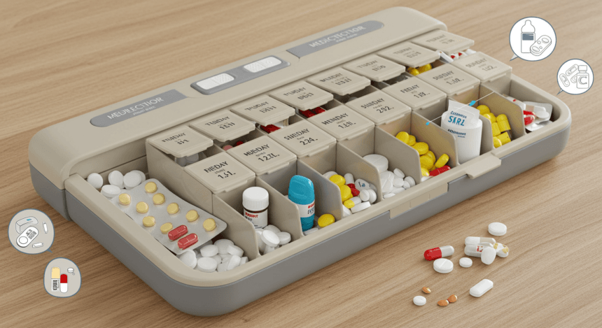 simplified medication organizer