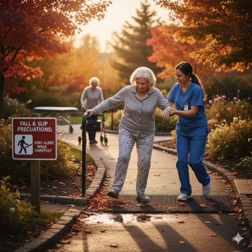 Slips and falls can happen in the blink of an eye, often in spaces we believe to be safe. A brief moment of misstep