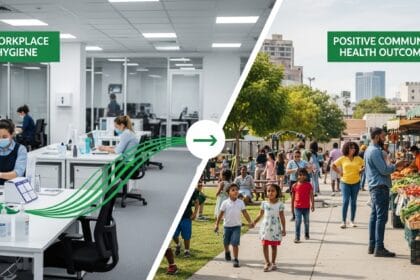 How Workplace Hygiene Impacts Community Health Outcomes 