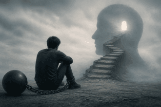 The Myth That Keeps People Stuck -- AI-generated illustration