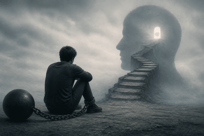 The Myth That Keeps People Stuck -- AI-generated illustration