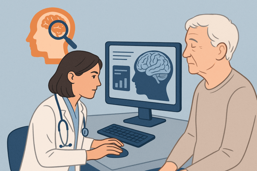 Advances in Diagnostic Tools for Early Detection of Dementia -- AI-generated illustration