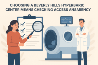 Choosing a Beverly Hills Hyperbaric Center Means Checking Access and Transparency  -- AI-generated illustration