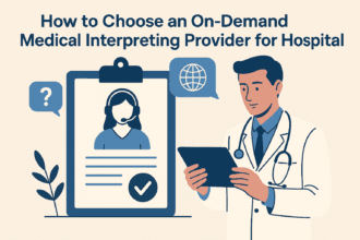 How to Choose an On-Demand Medical Interpreting Provider for Your Hospital -- AI-generated illustration