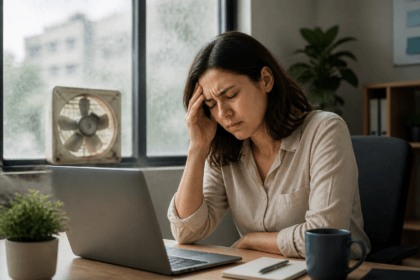 Could Poor Ventilation Be Behind Your Afternoon Headaches?  -- AI-generated illustration