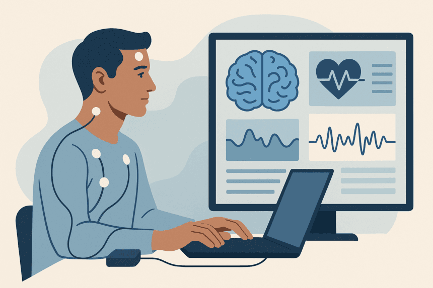 Biofeedback Technology in Addiction Treatment: What the Evidence Shows So Far -- AI-generated illustration