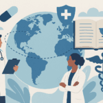 A Global Perspective on Medicine: Lessons Learned Across Borders -- AI-generated illustration